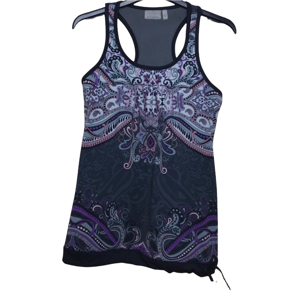 Athleta Purple And Gray Tinker Tank Top